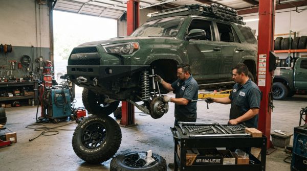 Comment installer un kit de levage sur un SUV pour une conduite tout-terrain?